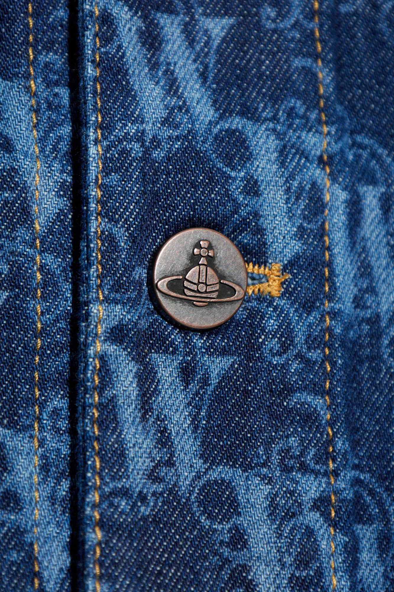 Navy blue Jacket with logo Vivienne Westwood - Vitkac Australia